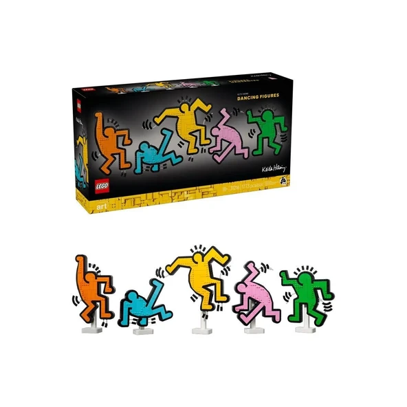 PARAPLY 31216 Lego icons - Keith Haring – Dans Eden Figürler 1773 parça +18 yaş Kız Erkek Çocuk Oyuncak Eğit ürün görseli 1