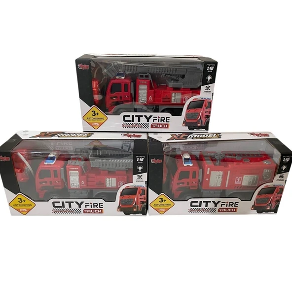 PARAPLY XF-789-210A-11A-12A UK 1 16 ŞARJLI IŞIKLI İTFAİYE Kız Erkek Çocuk Oyuncak Eğitici Oyuncaklar ürün görseli 1