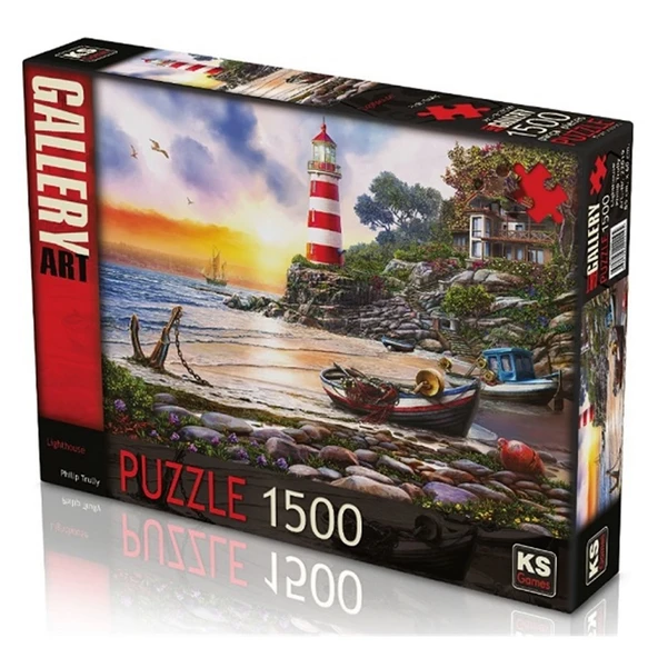 PARAPLY Ks Games Lighthouse Puzzle 1500 Parça 22040 Kız Erkek Çocuk Oyuncak Eğitici Oyuncaklar ürün görseli 1