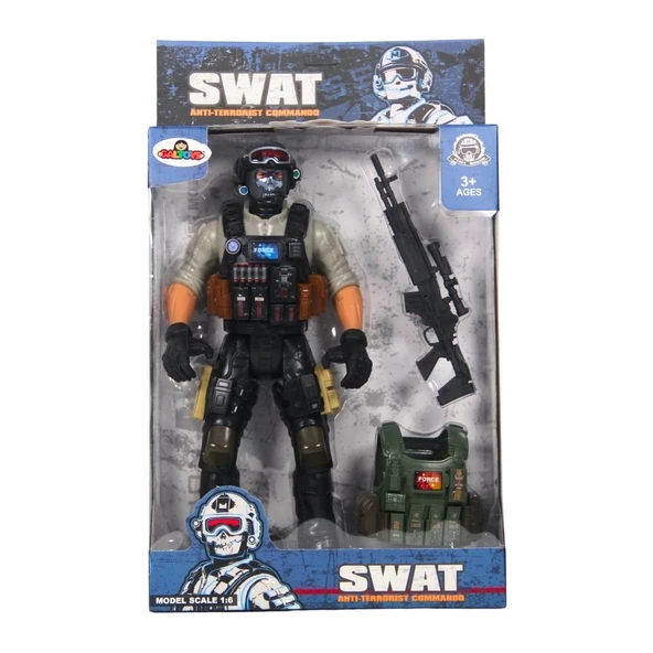 PARAPLY Kutulu Swat Set Kız Erkek Çocuk Oyuncak Eğitici Oyuncaklar ürün görseli 1