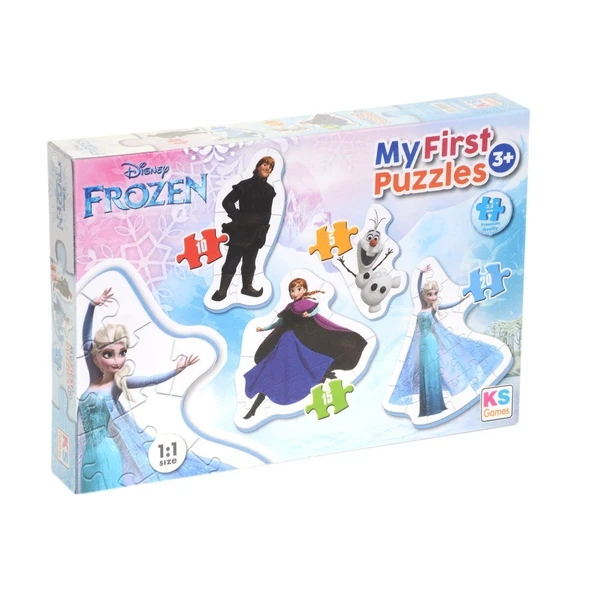 PARAPLY FRZ10304 FROZEN MY FIRST PUZZLES 4 IN 1 Kız Erkek Çocuk Oyuncak Eğitici Oyuncaklar ürün görseli 1
