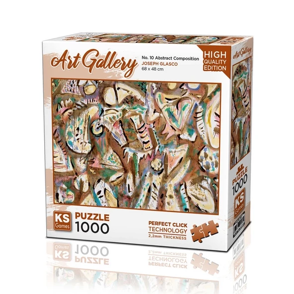 PARAPLY KS Games No.10 Abstract Composition Puzzle 1000 Parça 20663 Kız Erkek Çocuk Oyuncak Eğitici Oyuncakl ürün görseli 1