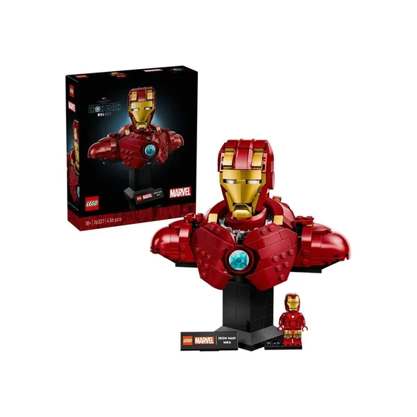 PARAPLY 76327 Lego Marvel Iron Man MK4 Büstü 436 parça +18 yaş Kız Erkek Çocuk Oyuncak Eğitici Oyuncaklar ürün görseli 1