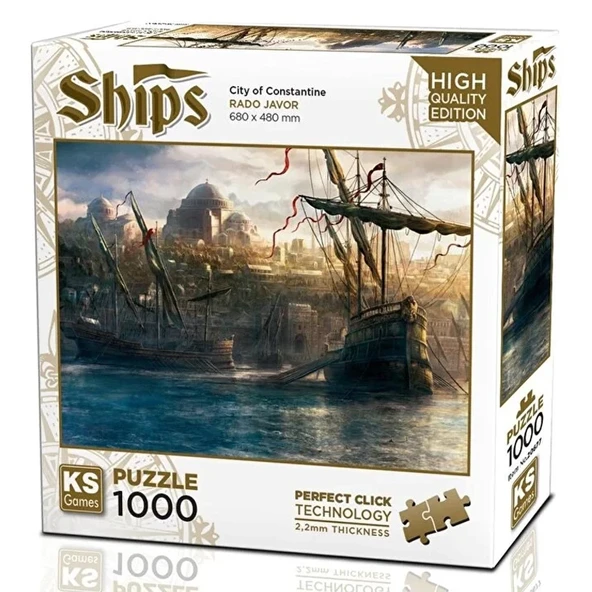 PARAPLY KS Games Once Open a Time in Istanbul Puzzle 1000 Parça 20677 Kız Erkek Çocuk Oyuncak Eğitici Oyunca ürün görseli 1