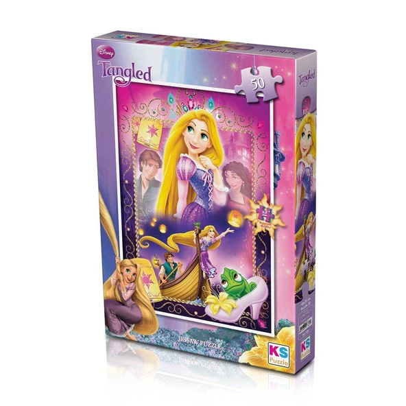 PARAPLY TG 709 Puzzle 50 Parça/TANGLED PUZZLE Kız Erkek Çocuk Oyuncak Eğitici Oyuncaklar ürün görseli 1