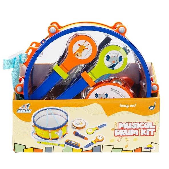 PARAPLY Eccho Çocuk Müzik Aletleri Seti Kız Erkek Çocuk Oyuncak Eğitici Oyuncaklar ürün görseli 1