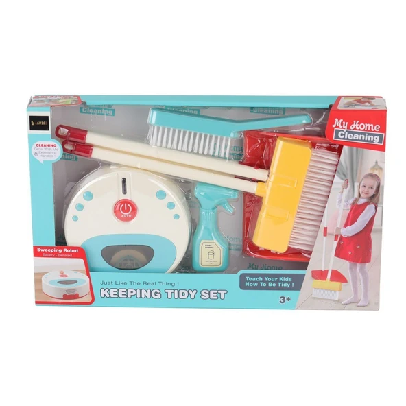 PARAPLY HJ607- KEEPPING TIDY TEMZİLİK SETİ Kız Erkek Çocuk Oyuncak Eğitici Oyuncaklar ürün görseli 1