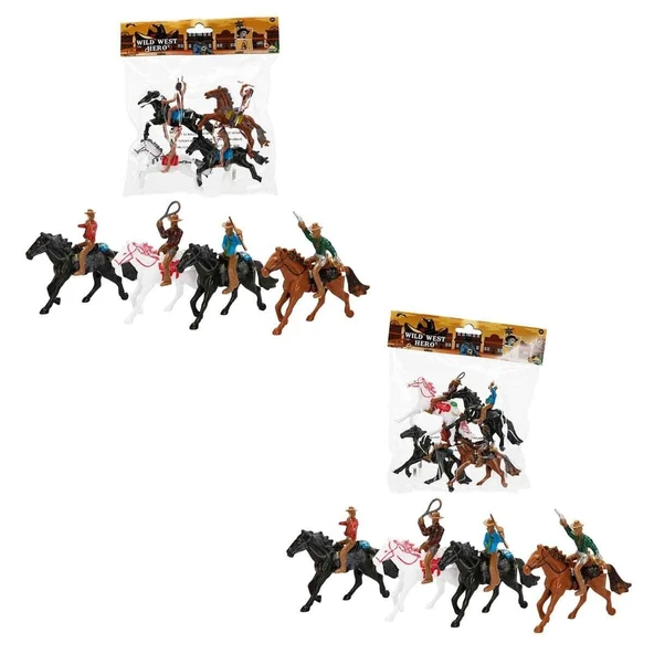 PARAPLY 4960 SUN-RST-WES-KOVBOY OYUN SET POŞETLİ KRTL 2A Kız Erkek Çocuk Oyuncak Eğitici Oyuncaklar ürün görseli 1
