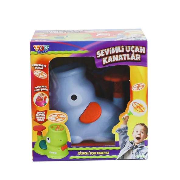 PARAPLY ZEY2035 Sevimli Uçan Kanatlar -Zeytoys Kız Erkek Çocuk Oyuncak Eğitici Oyuncaklar ürün görseli 1