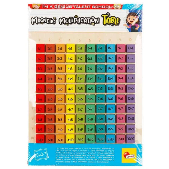 PARAPLY Manyetik Çarpım Tablosu Kız Erkek Çocuk Oyuncak Eğitici Oyuncaklar ürün görseli 1
