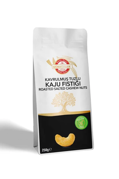 Gürbüzler Glutensiz Kavrulmuş Kaju Fıstığı 250g ürün görseli 1
