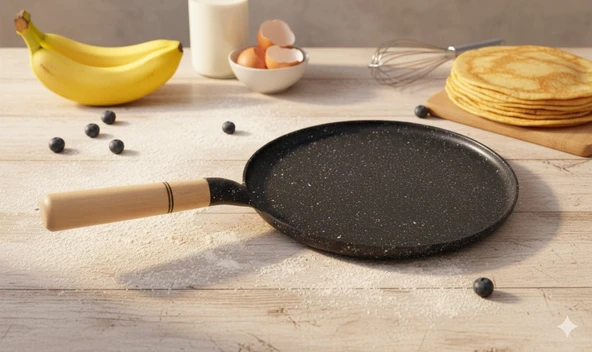 Kale Döküm Krep Tavası (28 Cm) - Resim 2