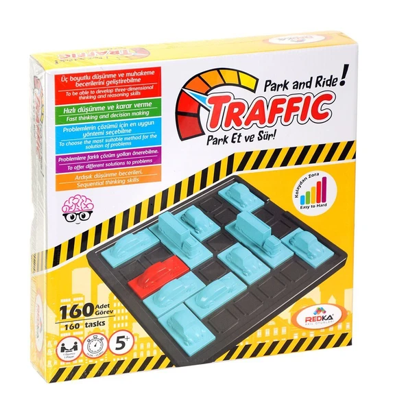 PARAPLY 5427 Redka Traffic Kız Erkek Çocuk Oyuncak Eğitici Oyuncaklar ürün görseli 1