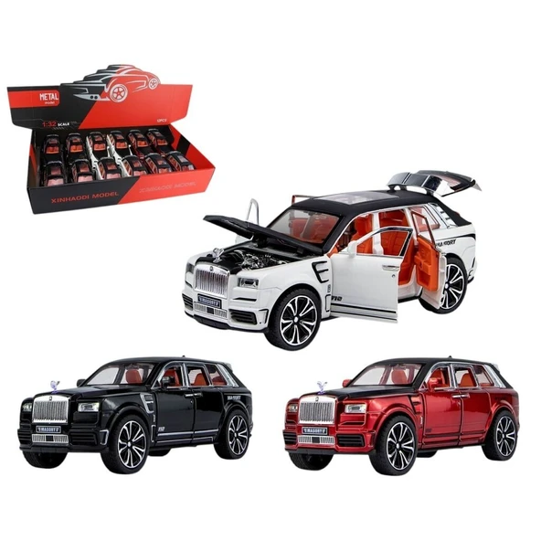 PARAPLY XHD-B3213 1 32 C-B IŞIKLI SESLİ MODEL RR METAL JEEP Kız Erkek Çocuk Oyuncak Eğitici Oyuncaklar ürün görseli 1