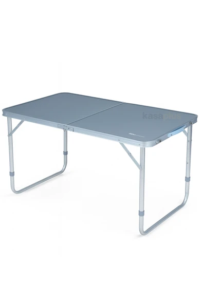 153CAMP0311 Rox Camping Katlanır Açık Gri Kamp Masası 120 cm Kademeli Ayaklı, Dayanıklı ve Portatif ürün görseli 1
