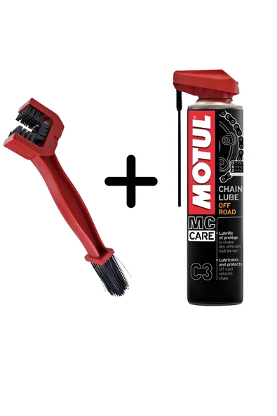 Motul C3 + Zincir Temizleme Fırçası ürün görseli 1