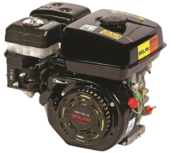 Solax YM170F-H Benzinli Motor Frezeli Krank 25 mm ürün görseli 1
