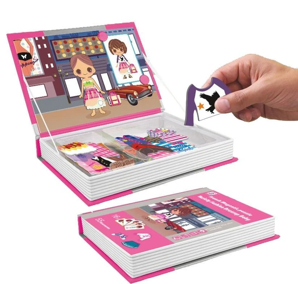 ZeycanHome Manyetik Puzzle Kitap 71 Parça Kız Erkek Çocuk Oyuncak Eğitici Oyuncaklar ürün görseli 1