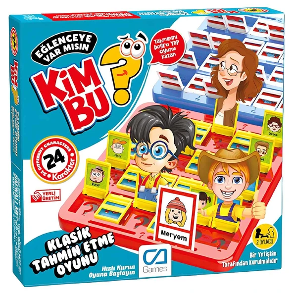 ZeycanHome Kim Bu Kutu Oyunu Kız Erkek Çocuk Oyuncak Eğitici Oyuncaklar ürün görseli 1
