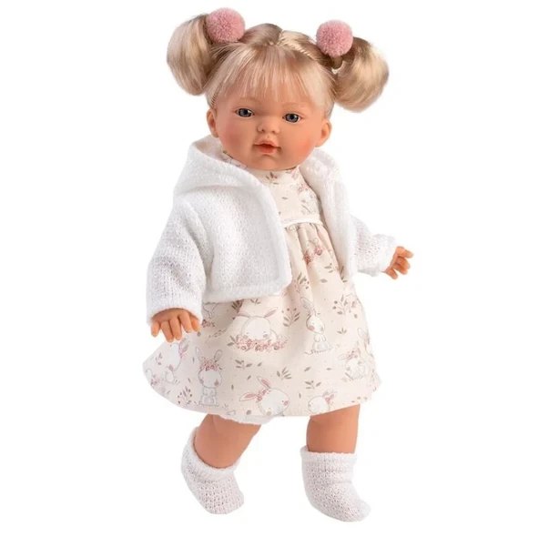 ZeycanHome Llorens Ağlayan Bebek Roberta 33cm Kız Erkek Çocuk Oyuncak Eğitici Oyuncaklar ürün görseli 1
