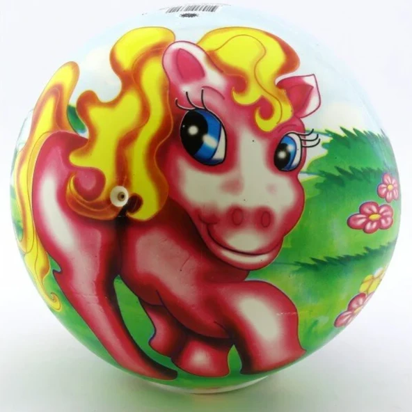 ZeycanHome Dema Stil Pvc 23cm Top Pony Kız Erkek Çocuk Oyuncak Eğitici Oyuncaklar ürün görseli 1
