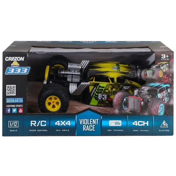 ZeycanHome 5014 Kumandalı 4x4 Crazon Arazi Aracı 1:12 -Sunman Kız Erkek Çocuk Oyuncak Eğitici Oyuncaklar ürün görseli 1