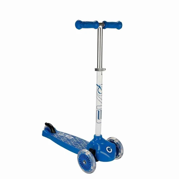 ZeycanHome Evo Işıklı 3 Tekerlekli Mavi Scooter Kız Erkek Çocuk Oyuncak Eğitici Oyuncaklar ürün görseli 1