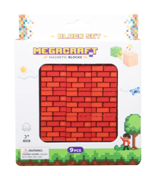 ZeycanHome Megacraft 9 Parça Tuğla Blok Kız Erkek Çocuk Oyuncak Eğitici Oyuncaklar ürün görseli 1
