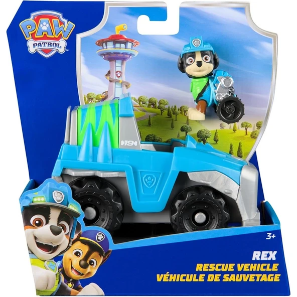 ZeycanHome Paw Patrol Rex Kurtarma Aracı ve Figür Kız Erkek Çocuk Oyuncak Eğitici Oyuncaklar ürün görseli 1