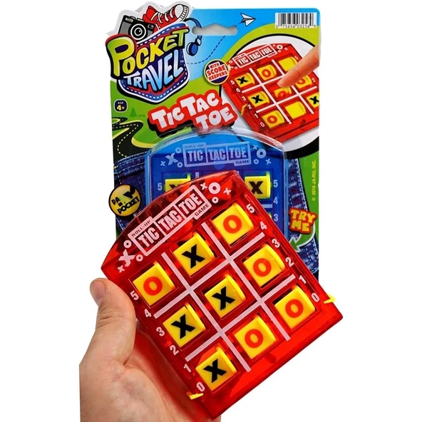 ZeycanHome Seyahat Boyu Tic Tac Toe Oyunu - 1adet Stokta Olan Gönderilir Kız Erkek Çocuk Oyuncak Eğitici Oyunca ürün görseli 1