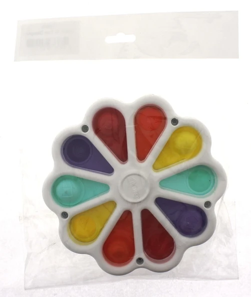 ZeycanHome Pop It Eğitici Çark İngilizce Sayılar ve Şekiller Kız Erkek Çocuk Oyuncak Eğitici Oyuncaklar ürün görseli 1