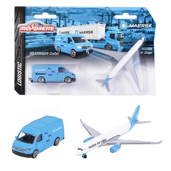 ZeycanHome Majorette Maersk Temalı Lojistik Taşıma Aracı Kız Erkek Çocuk Oyuncak Eğitici Oyuncaklar ürün görseli 1