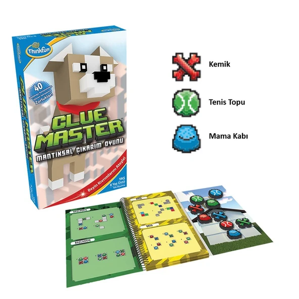 ZeycanHome 1521T Thinkfun, Clue Master™ / +8 yaş Kız Erkek Çocuk Oyuncak Eğitici Oyuncaklar ürün görseli 1