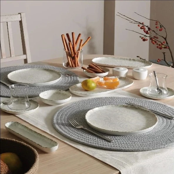 PİERRE CARDİN ETHNIC LIGHT 28 PARÇA 6 KİŞİLİK KAHVALTI TAKIMI ürün görseli 1