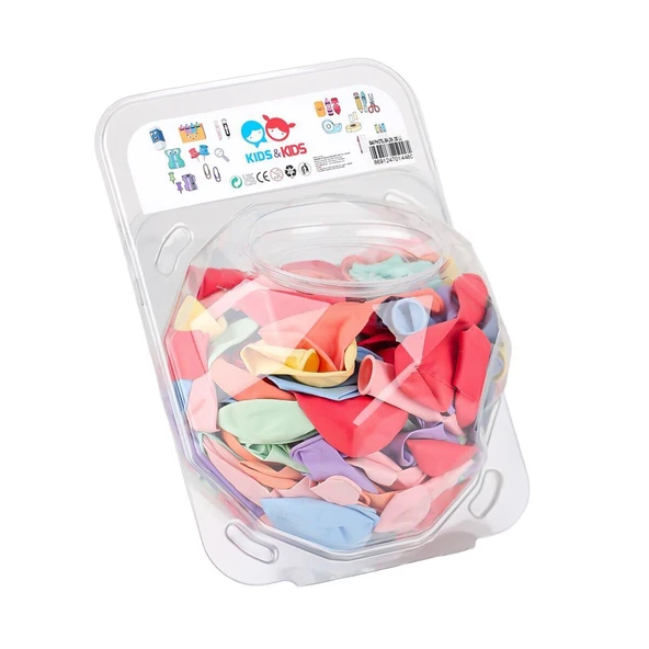 ZeycanHome K-5043 Pastel Balon 200lü Kız Erkek Çocuk Oyuncak Eğitici Oyuncaklar ürün görseli 1