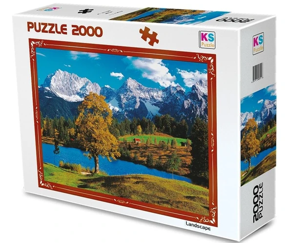 ZeycanHome KS Puzzle 2000 Parça Bavarian Alps Kız Erkek Çocuk Oyuncak Eğitici Oyuncaklar ürün görseli 1