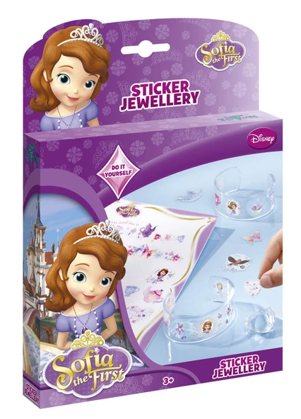 ZeycanHome Disney Prenses Sofia Çıkartmalı Takı Seti Kız Erkek Çocuk Oyuncak Eğitici Oyuncaklar ürün görseli 1