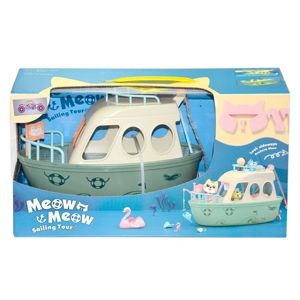 ZeycanHome HY-089C3 Meow Meow Tekne -Ayatoys Kız Erkek Çocuk Oyuncak Eğitici Oyuncaklar ürün görseli 1