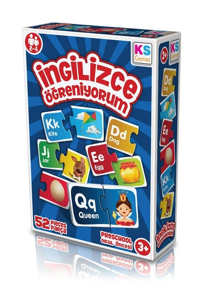 ZeycanHome KS Games Eğitici Oyunlar İngilizce Eşleştirme Oyunu Kız Erkek Çocuk Oyuncak Eğitici Oyuncaklar ürün görseli 1