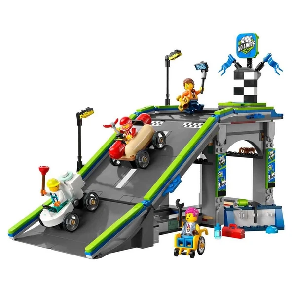 ZeycanHome LEGO City Senin Kuralların: Yarış Arabası Rampa Parçası Kız Erkek Çocuk Oyuncak Eğitici Oyuncaklar ürün görseli 1
