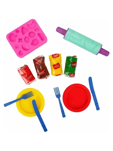 ZeycanHome HAMUR SETİ KÇK SÜPER BURGER FAST FOOD 4X50 Kız Erkek Çocuk Oyuncak Eğitici Oyuncaklar ürün görseli 1