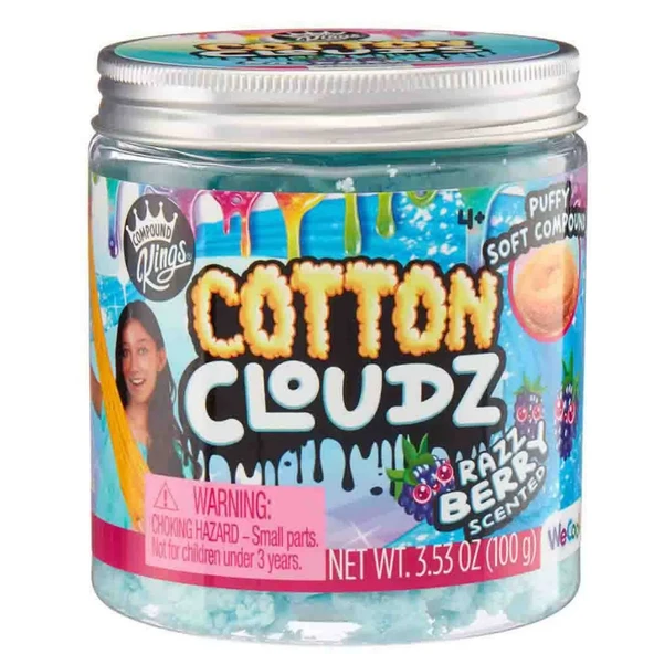ZeycanHome Slime Cotton Cloudz Razz Berry 150 gr Kız Erkek Çocuk Oyuncak Eğitici Oyuncaklar ürün görseli 1