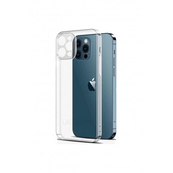iPhone 13 Pro Kamera Korumalı Şeffaf Silikon Kılıf ürün görseli 1