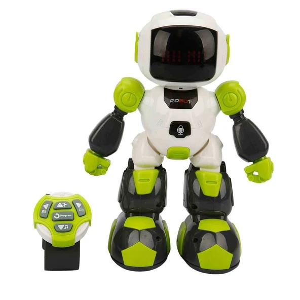 ZeycanHome Sesli ve Işıklı Uzaktan Kumandalı Programlanabilir Robot Kız Erkek Çocuk Oyuncak Eğitici Oyuncaklar ürün görseli 1