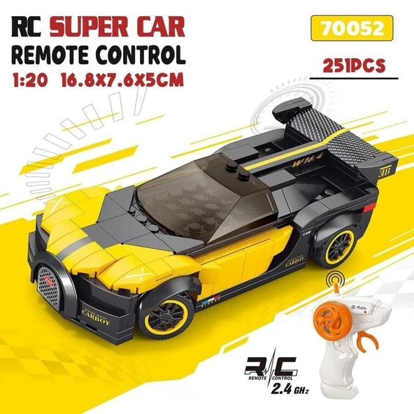 ZeycanHome 70052 251 PCS YAPI SETİ UK BUGATTİ Kız Erkek Çocuk Oyuncak Eğitici Oyuncaklar ürün görseli 1