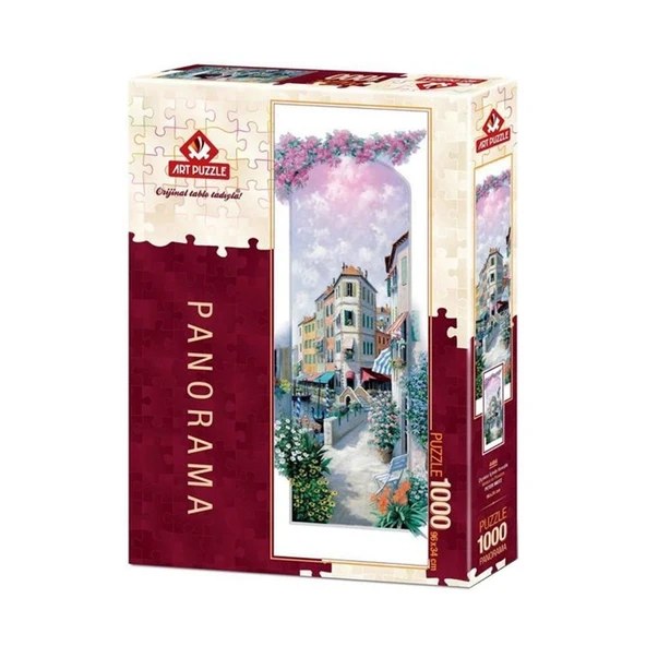 ZeycanHome 4484 Art Puzzle Çiçekler İçinde Venedik 1000 Parça Panorama Puzzle Kız Erkek Çocuk Oyuncak Eğitici O ürün görseli 1