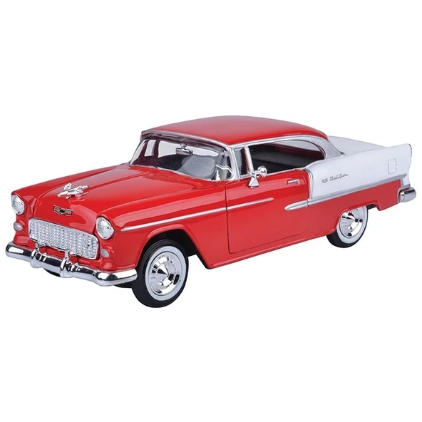 ZeycanHome 73229 1: 24 1955 CHEVY BEL AIR Kız Erkek Çocuk Oyuncak Eğitici Oyuncaklar ürün görseli 1