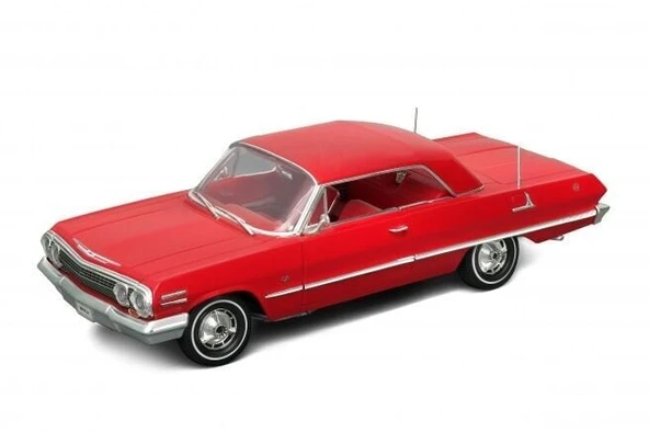 ZeycanHome 19865 WELLY 1 18 1963 CHEVROLET IMPALA HA Kız Erkek Çocuk Oyuncak Eğitici Oyuncaklar ürün görseli 1