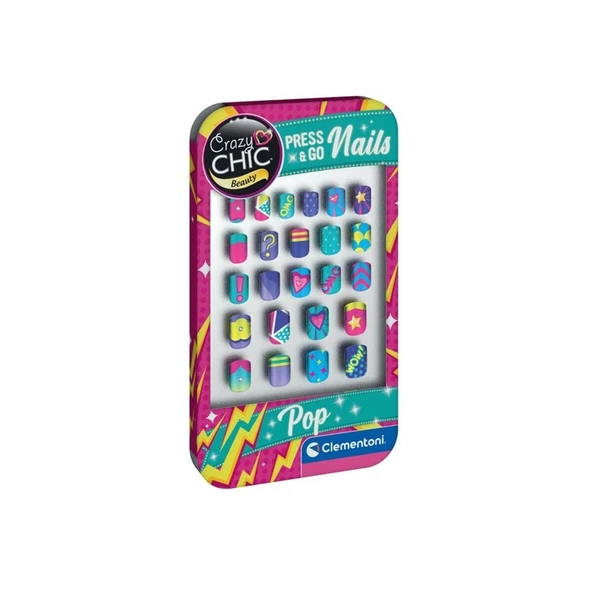 ZeycanHome 18895 Crazy Chic - Tak Git Tırnaklar - Pop Kız Erkek Çocuk Oyuncak Eğitici Oyuncaklar ürün görseli 1
