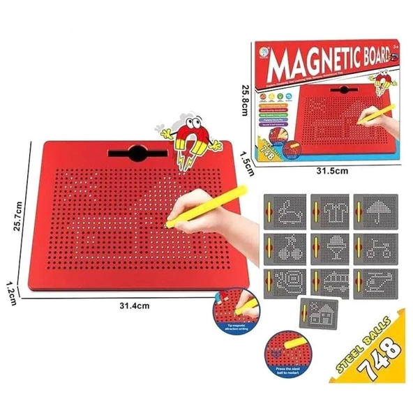 ZeycanHome YM2204 784 METAL TOPLU BY MAGNET Kız Erkek Çocuk Oyuncak Eğitici Oyuncaklar ürün görseli 1